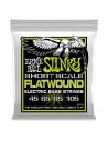 Ernie Ball 2818 Slinky Short Scale Flatwound El Bass 45-105