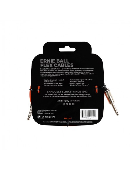 Ernie Ball 6416 Flex Cable Orange 3m
