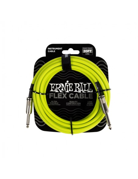 Ernie Ball 6419 Flex Cable Green 6m