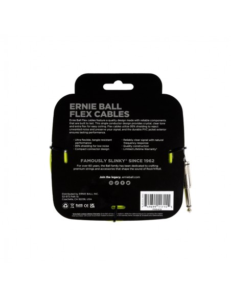 Ernie Ball 6419 Flex Cable Green 6m