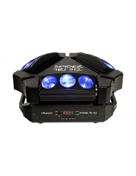 SPIDER-TRI-912 Motorisierte Mini-Beambars 9x12W