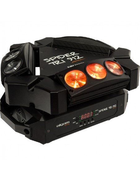 SPIDER-TRI-912 Motorisierte Mini-Beambars 9x12W