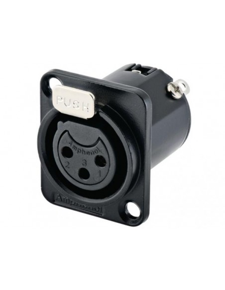 Amphenol AC3FDZB Connettore XLR F Pannello