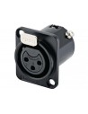 Amphenol AC3FDZB Connettore XLR F Pannello