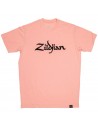 ZATS0041 - T-Shirt mit Logo in Muschelrosa - S