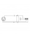ITST/FJS-0,3 B XLR Femelle/Jack Stéréo 30 cm