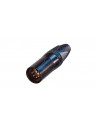 Neutrik NC5MXX-B Cannon XLR-Stecker, 5-polig, Schwarz