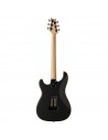Silver Sky Faded Black Tee Satin Maple