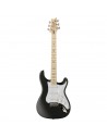 Silver Sky Faded Black Tee Satin Maple