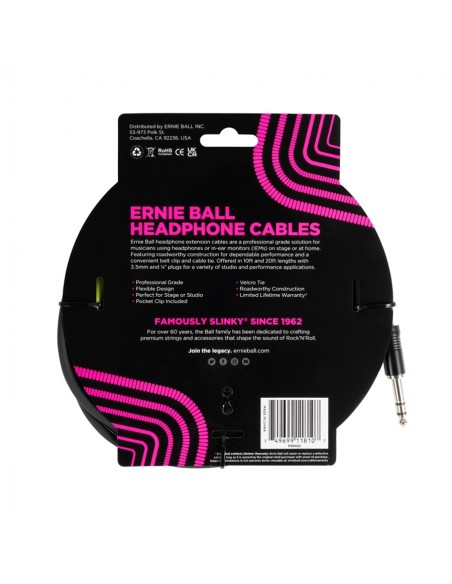6422 Headphone extension cable TRS jack large 3m