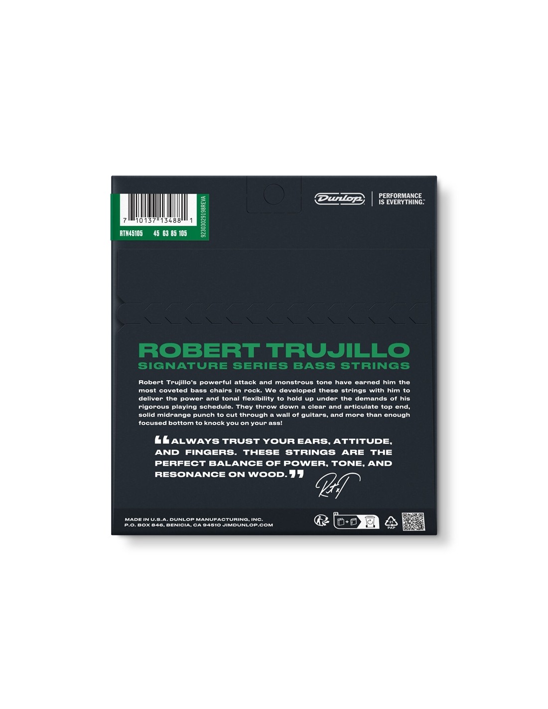 RTN45105 Robert Trujillo Nickel Wound 45-105