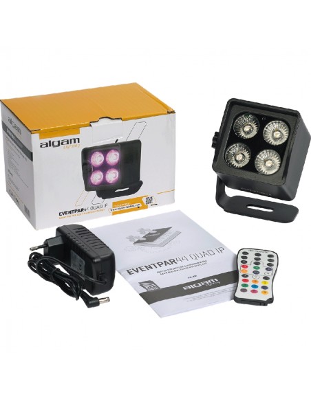EVENTPAR44-QUAD-IP Par LED 4x4W IP65 a Batteria
