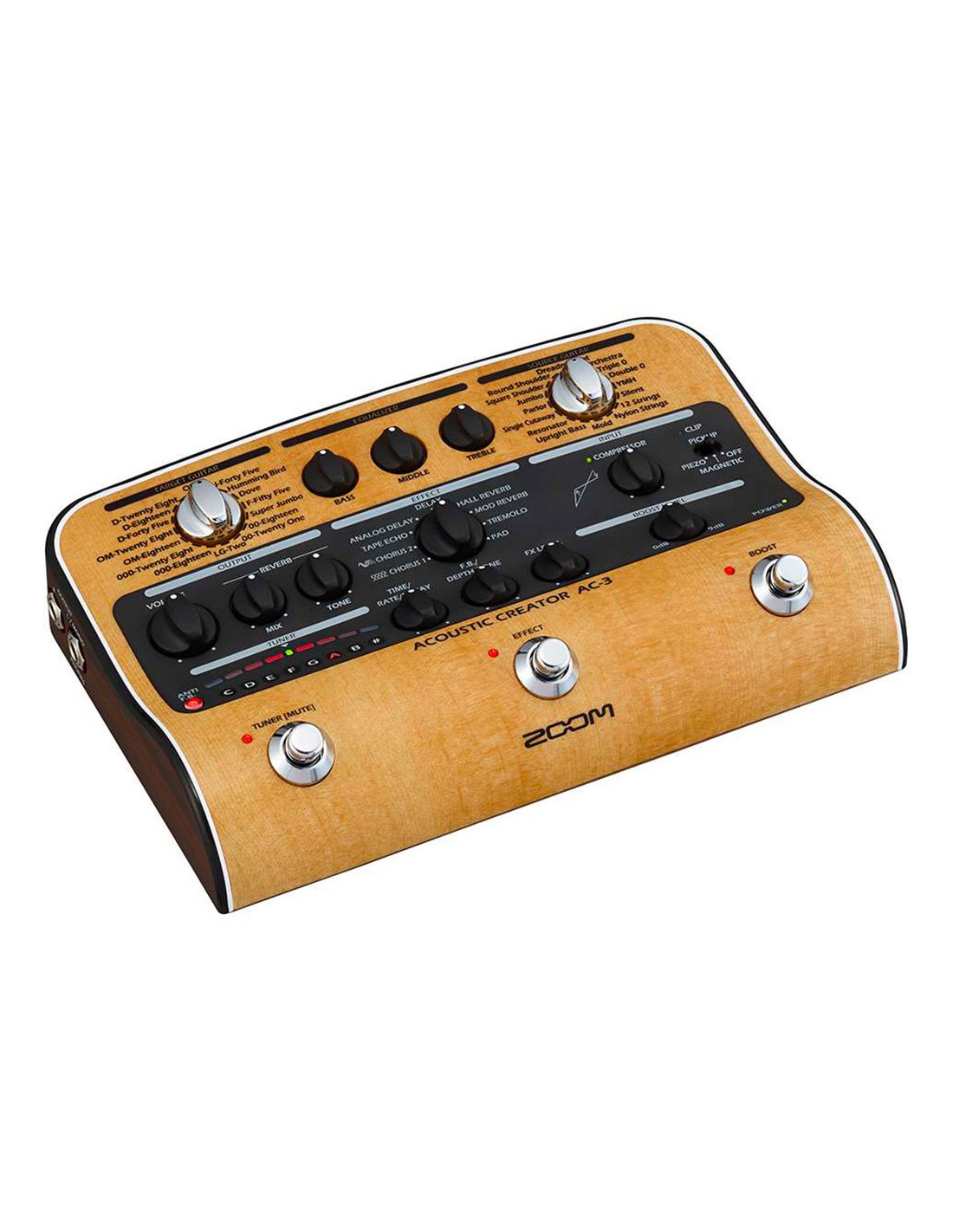 AC-3 - Preamp a pedale per chitarra acustica Zoom