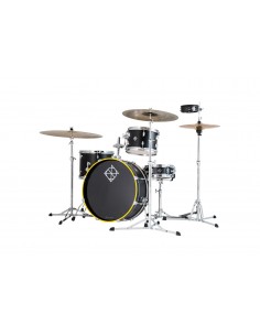PODL520BK1 - shell kit - finitura Gloss Black w/Yellow and Black Bass Hoops Dixon
