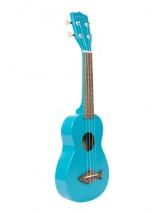MK-SS/BLU - Ukulele soprano Shark - Mako Blue - c/borsa Kala