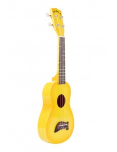 MK-SD/YLBURST - Ukulele soprano Dolphin - Yellow Burst - c/borsa Kala