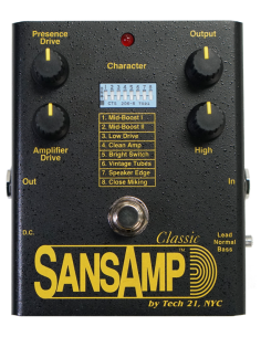SANSAMP CLASSIC - Preamplificatore a pedale Tech21