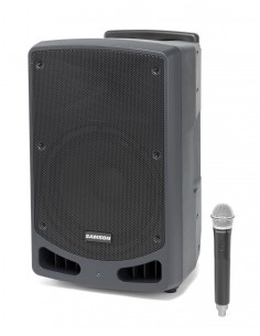 Expedition XP312w - PA portatile ricaricabile con microfono palmare (470-494 MHz) Samson