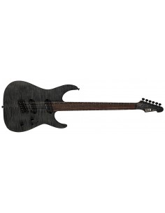 LTD M-1000 MS - See Thru Black Satin LTD