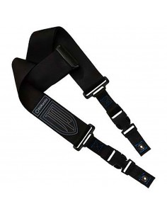 DD2200JPS-BKBL J. Petrucci Signature - ClipLock Corta - nero con cuciture BLU DiMarzio