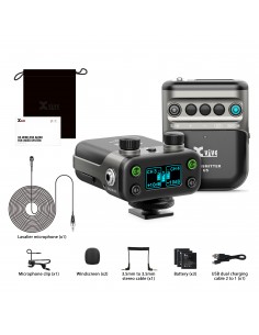 U5 LAVALIER - Sistema wireless digitale per camera DSLR o Broadcast Xvive