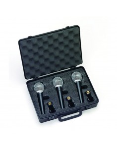 R21S3 - Microfoni Dinamici - Cardioidi - Set 3 pezzi - c/Switch Samson