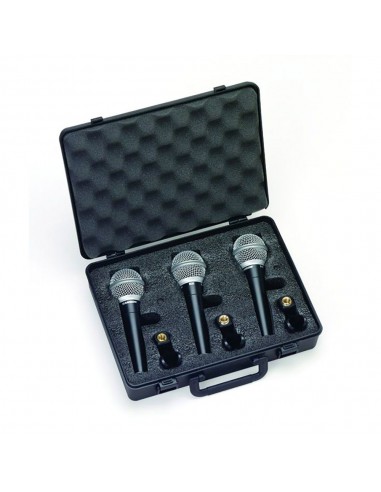 R21S3 - Microfoni Dinamici - Cardioidi - Set 3 pezzi - c/Switch Samson