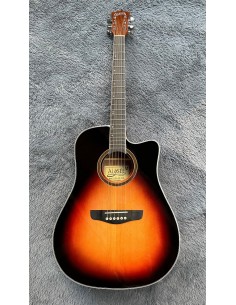A120-CE-3TS - chitarra acustica dreadnought cutaway elettrificata Alysée