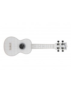 KA-WMT-CL-S - Ukulele soprano Transparent Frosted Glass - c/borsa Kala