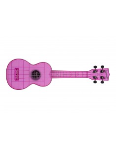 KA-WMT-PL-S - Ukulele soprano Transparent Amethyst Purple - c/borsa Kala