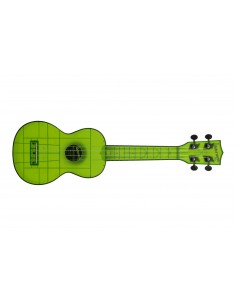 KA-WMT-GN-S - Ukulele soprano Transparent Jade Green - c/borsa Kala