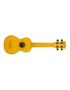 KA-WMT-YL-S - Ukulele soprano Transparent Amber Yellow - c/borsa Kala