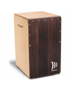 CP408 ST - 2inOne Snare Cajon Dark Oak - Soft Touch Schlagwerk