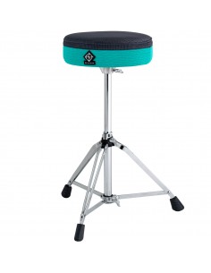 PSN-805 - seggiolino - seduta rotonda Black Teal - gamba doppia Dixon