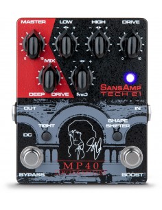 MP40 Geddy Lee Signature SansAmp Limited Edition - preamplificatore a pedale per basso Tech21