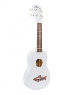 MK-SS/WHT - Ukulele soprano Shark - Great White - c/borsa Kala