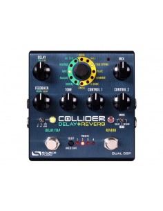 SA263 COLLIDER DELAY+REVERB - Pedale stereo Delay & Reverb per chitarra e basso Source Audio