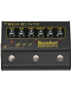 SansAmp Programmable Bass Driver DI - preamplificatore a pedale per basso Tech21