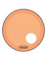 Remo P3-1324-CT-OGOH Powerstroke 3 Pelle Risonante per Grancassa con Foro da 24 Orange