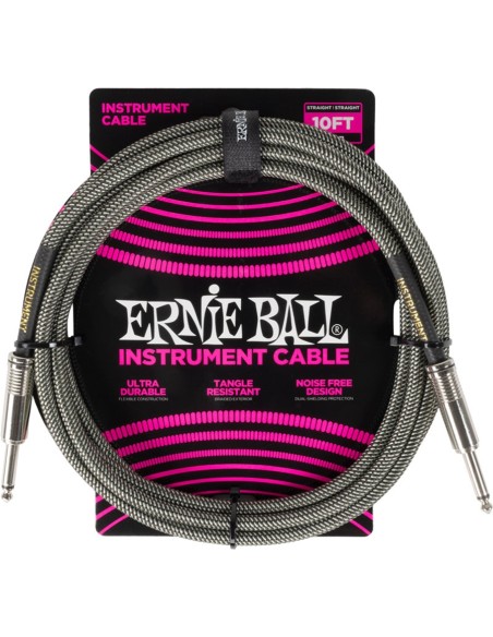 6429 Braided Cables Silver Fox 3m