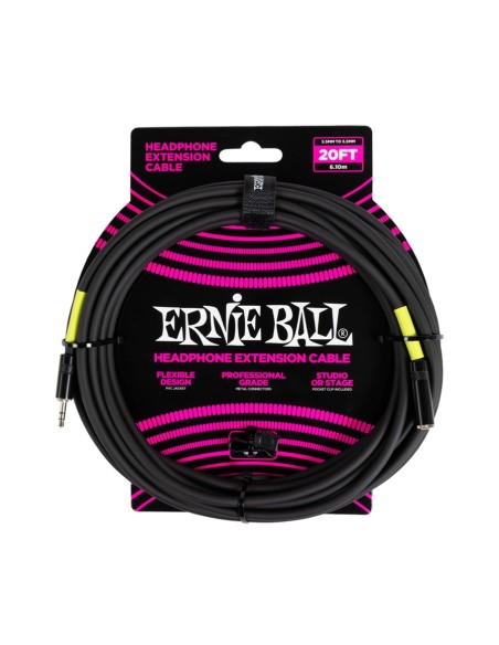 Ernie Ball 6425 Prolunga cuffie trs jack piccolo 6m