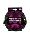 Cable alargador de auriculares Ernie Ball 6425 con conector TRS pequeño de 6 m