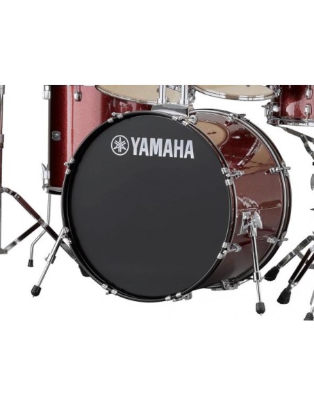YAMAHA Rydeen Studio 20" Burgundy Glitter con Set piatti Paiste 101