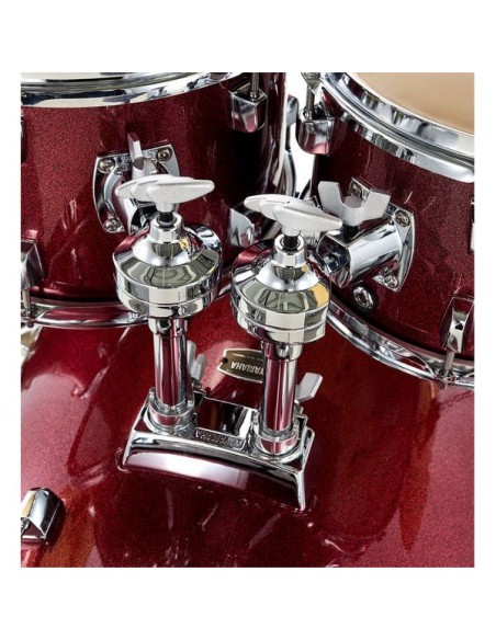 YAMAHA Rydeen Studio 20" Burgundy Glitter con Set piatti Paiste 101
