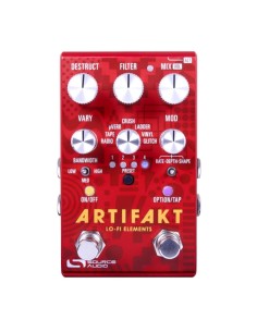 SA280 ARTIFAKT - Pedale LO-FI per strumento Source Audio