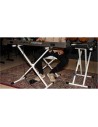T10-WH "X" Keyboard Stand