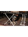 T10-WH "X" Keyboard Stand