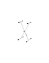 T10-WH "X" Keyboard Stand
