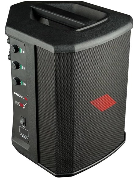 Proel FREEONEX Sistema audio portatile a batteria con bluetooth 200w Nero