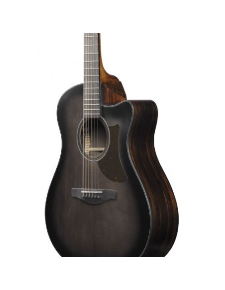 IBANEZ AAM70CE-TBN Transparent Charcoal Burst